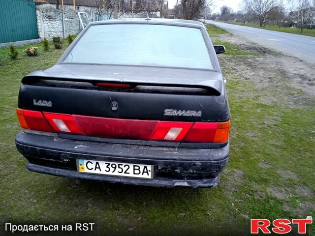Черный ВАЗ 2115 Самара, объемом двигателя 1.5 л и пробегом 100 тыс. км за 650 $, фото 6 на Automoto.ua