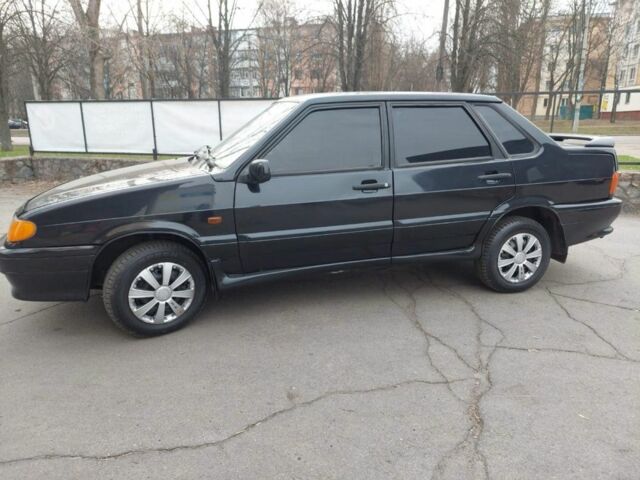 Черный ВАЗ 2115 Самара, объемом двигателя 1.5 л и пробегом 220 тыс. км за 1700 $, фото 4 на Automoto.ua