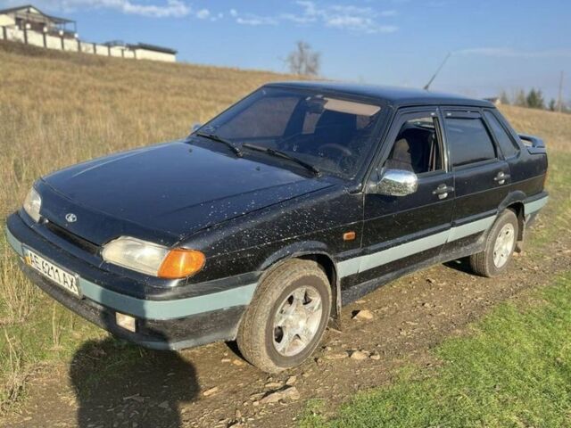 Черный ВАЗ 2115 Самара, объемом двигателя 1.5 л и пробегом 200 тыс. км за 1350 $, фото 1 на Automoto.ua