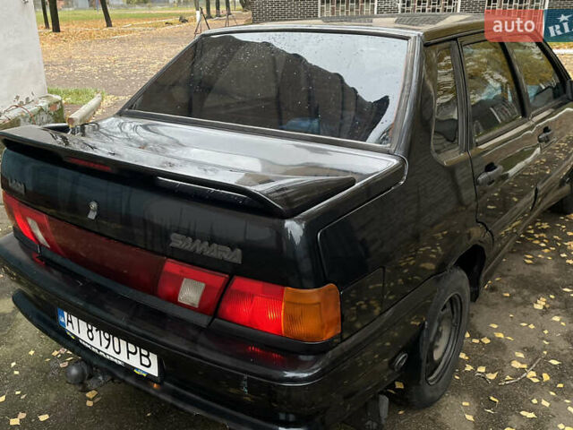 Черный ВАЗ 2115 Самара, объемом двигателя 1.5 л и пробегом 219 тыс. км за 1650 $, фото 2 на Automoto.ua