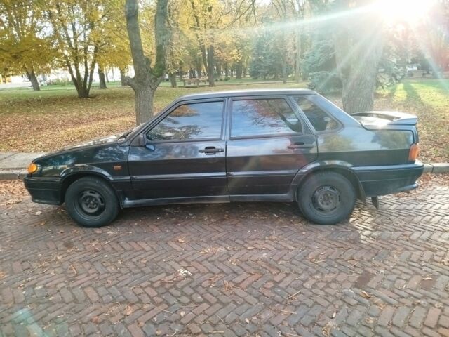 Черный ВАЗ 2115 Самара, объемом двигателя 1.5 л и пробегом 220 тыс. км за 1300 $, фото 5 на Automoto.ua