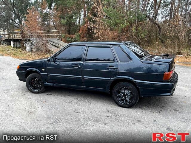 Черный ВАЗ 2115 Самара, объемом двигателя 15 л и пробегом 354 тыс. км за 1600 $, фото 3 на Automoto.ua