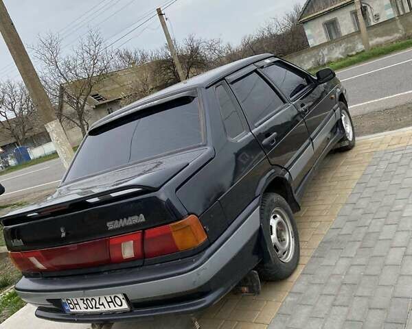Черный ВАЗ 2115 Самара, объемом двигателя 1.5 л и пробегом 270 тыс. км за 2300 $, фото 3 на Automoto.ua
