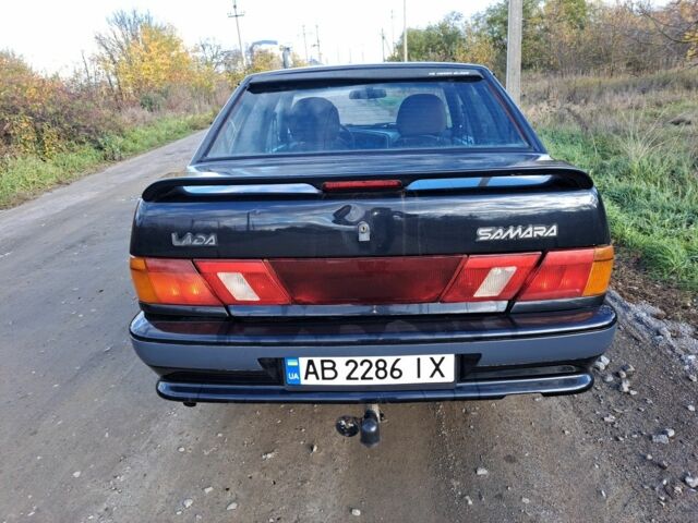 Черный ВАЗ 2115 Самара, объемом двигателя 1.5 л и пробегом 250 тыс. км за 2400 $, фото 6 на Automoto.ua