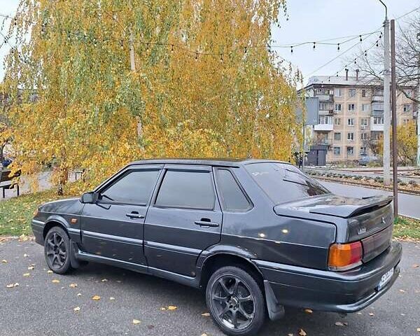 Черный ВАЗ 2115 Самара, объемом двигателя 1.5 л и пробегом 309 тыс. км за 2800 $, фото 4 на Automoto.ua