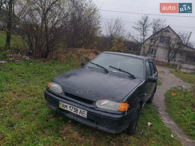 Черный ВАЗ 2115 Самара, объемом двигателя 1.5 л и пробегом 300 тыс. км за 1300 $, фото 2 на Automoto.ua