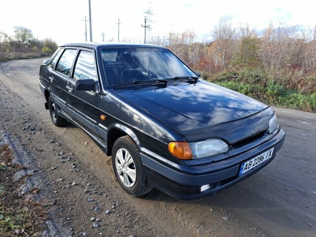 Черный ВАЗ 2115 Самара, объемом двигателя 1.5 л и пробегом 250 тыс. км за 2400 $, фото 4 на Automoto.ua