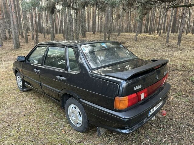 Черный ВАЗ 2115 Самара, объемом двигателя 1.5 л и пробегом 200 тыс. км за 1399 $, фото 5 на Automoto.ua