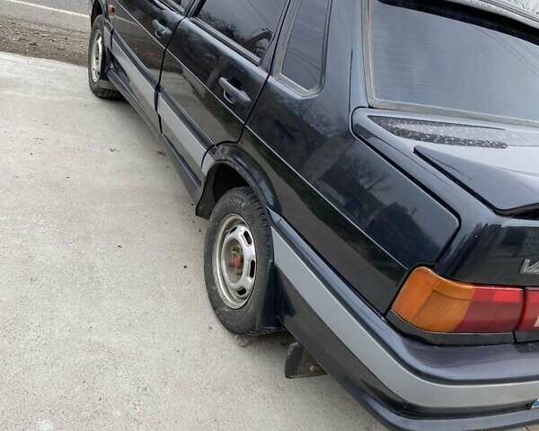 Черный ВАЗ 2115 Самара, объемом двигателя 1.5 л и пробегом 270 тыс. км за 2300 $, фото 2 на Automoto.ua