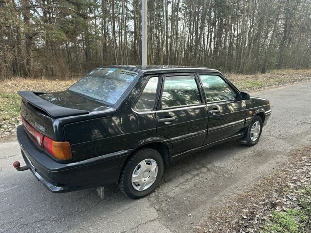 Черный ВАЗ 2115 Самара, объемом двигателя 1.5 л и пробегом 200 тыс. км за 1399 $, фото 4 на Automoto.ua