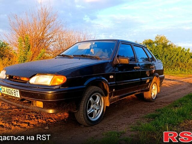 Черный ВАЗ 2115 Самара, объемом двигателя 1.5 л и пробегом 130 тыс. км за 1700 $, фото 1 на Automoto.ua