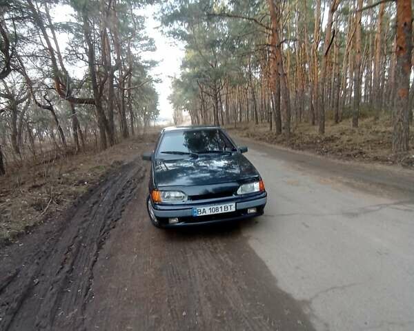 Черный ВАЗ 2115 Самара, объемом двигателя 1.5 л и пробегом 242 тыс. км за 2000 $, фото 1 на Automoto.ua