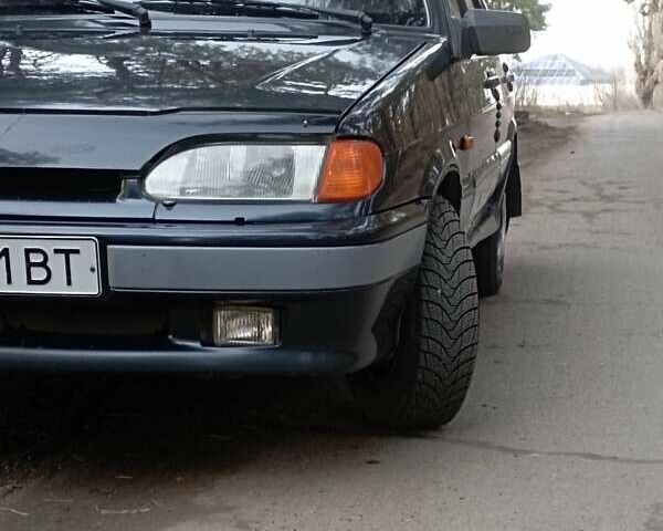 Черный ВАЗ 2115 Самара, объемом двигателя 1.5 л и пробегом 242 тыс. км за 2000 $, фото 7 на Automoto.ua