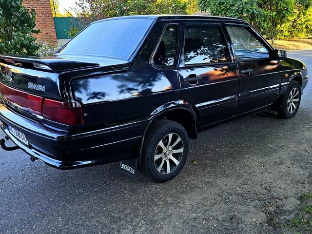 Черный ВАЗ 2115 Самара, объемом двигателя 1.5 л и пробегом 100 тыс. км за 2300 $, фото 2 на Automoto.ua