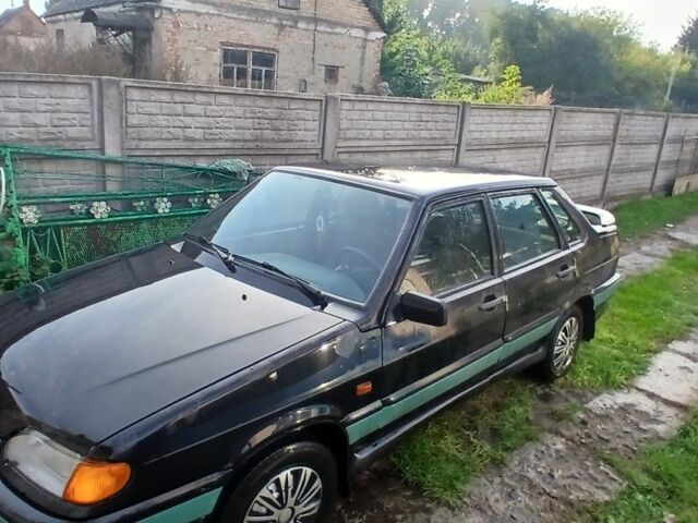 Черный ВАЗ 2115 Самара, объемом двигателя 0 л и пробегом 158 тыс. км за 2000 $, фото 1 на Automoto.ua
