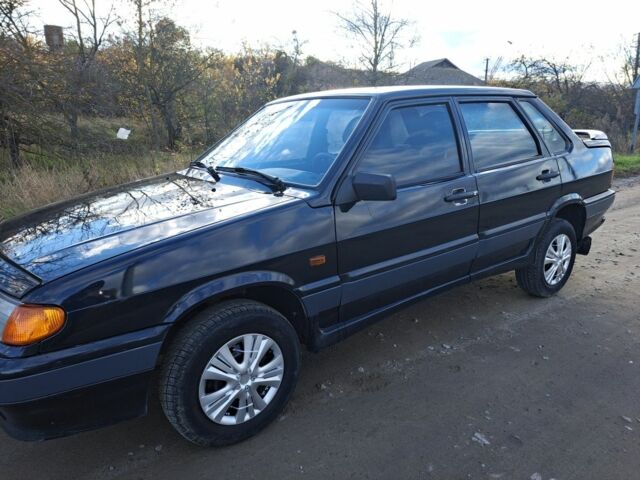 Черный ВАЗ 2115 Самара, объемом двигателя 1.5 л и пробегом 250 тыс. км за 2400 $, фото 1 на Automoto.ua