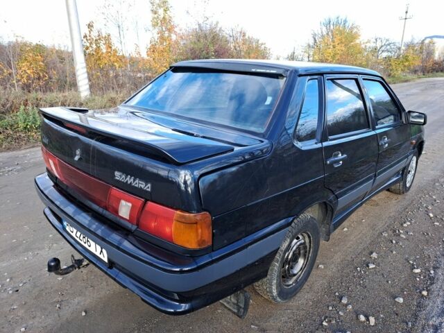 Черный ВАЗ 2115 Самара, объемом двигателя 1.5 л и пробегом 250 тыс. км за 2400 $, фото 5 на Automoto.ua