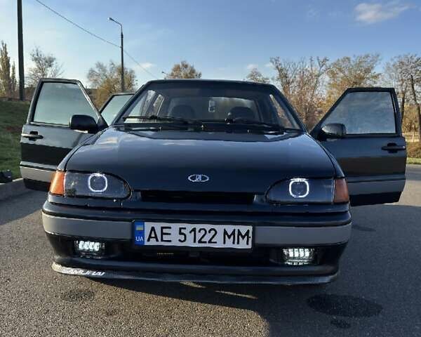 Черный ВАЗ 2115 Самара, объемом двигателя 1.5 л и пробегом 125 тыс. км за 2400 $, фото 1 на Automoto.ua