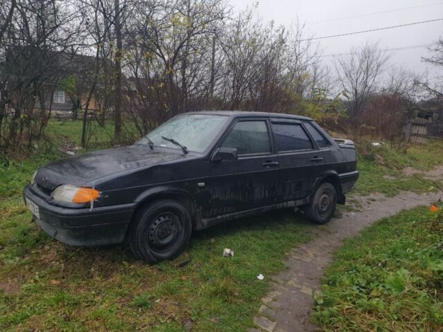 Черный ВАЗ 2115 Самара, объемом двигателя 1.5 л и пробегом 300 тыс. км за 1300 $, фото 1 на Automoto.ua