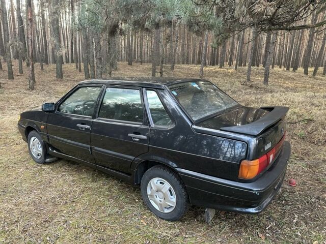 Черный ВАЗ 2115 Самара, объемом двигателя 1.5 л и пробегом 200 тыс. км за 1399 $, фото 3 на Automoto.ua