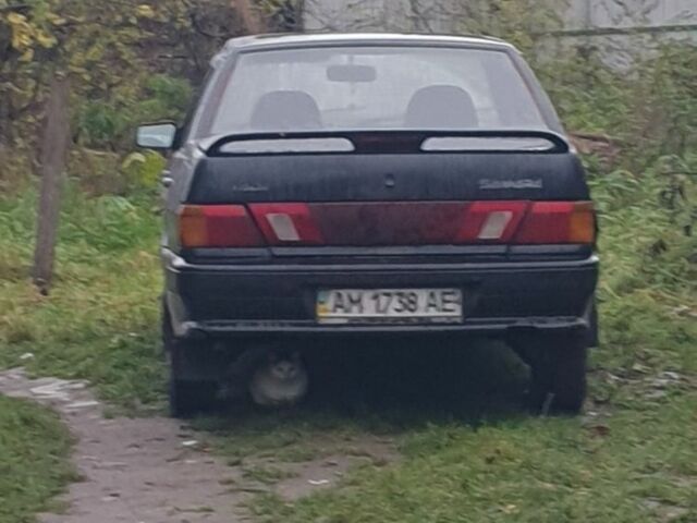 Черный ВАЗ 2115 Самара, объемом двигателя 1.5 л и пробегом 300 тыс. км за 1300 $, фото 2 на Automoto.ua