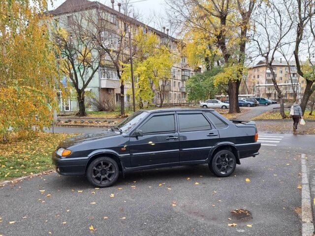 Черный ВАЗ 2115 Самара, объемом двигателя 1.5 л и пробегом 309 тыс. км за 2800 $, фото 1 на Automoto.ua