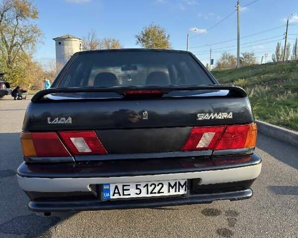 Черный ВАЗ 2115 Самара, объемом двигателя 1.5 л и пробегом 125 тыс. км за 2400 $, фото 9 на Automoto.ua