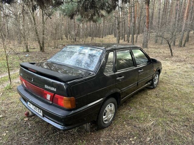 Черный ВАЗ 2115 Самара, объемом двигателя 1.5 л и пробегом 200 тыс. км за 1399 $, фото 2 на Automoto.ua