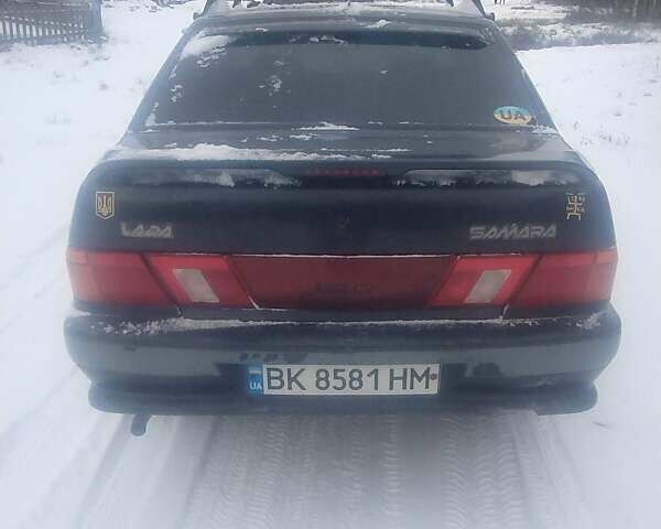 Чорний ВАЗ 2115 Самара, об'ємом двигуна 1.6 л та пробігом 221 тис. км за 1550 $, фото 6 на Automoto.ua