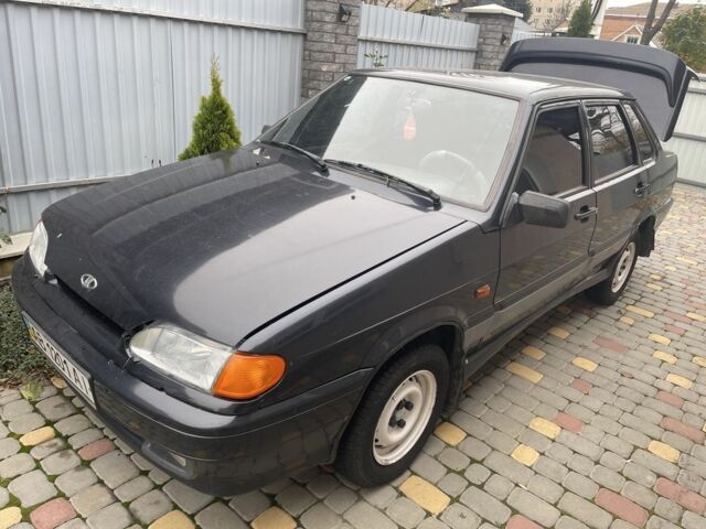 Черный ВАЗ 2115 Самара, объемом двигателя 1.5 л и пробегом 130 тыс. км за 1850 $, фото 1 на Automoto.ua