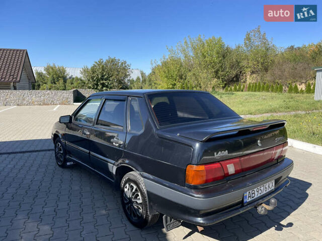 Черный ВАЗ 2115 Самара, объемом двигателя 1.5 л и пробегом 190 тыс. км за 1850 $, фото 6 на Automoto.ua