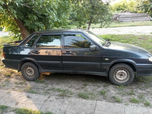 Черный ВАЗ 2115 Самара, объемом двигателя 1.6 л и пробегом 3 тыс. км за 1100 $, фото 1 на Automoto.ua