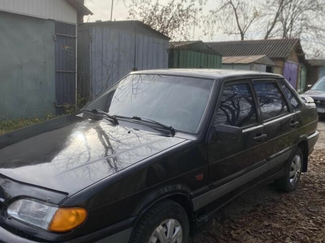 Черный ВАЗ 2115 Самара, объемом двигателя 1.5 л и пробегом 315 тыс. км за 1350 $, фото 3 на Automoto.ua