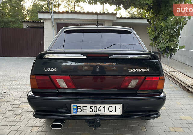 Чорний ВАЗ 2115 Самара, об'ємом двигуна 1.5 л та пробігом 190 тис. км за 2450 $, фото 3 на Automoto.ua
