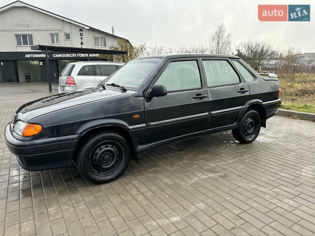 Черный ВАЗ 2115 Самара, объемом двигателя 1.5 л и пробегом 169 тыс. км за 1300 $, фото 6 на Automoto.ua