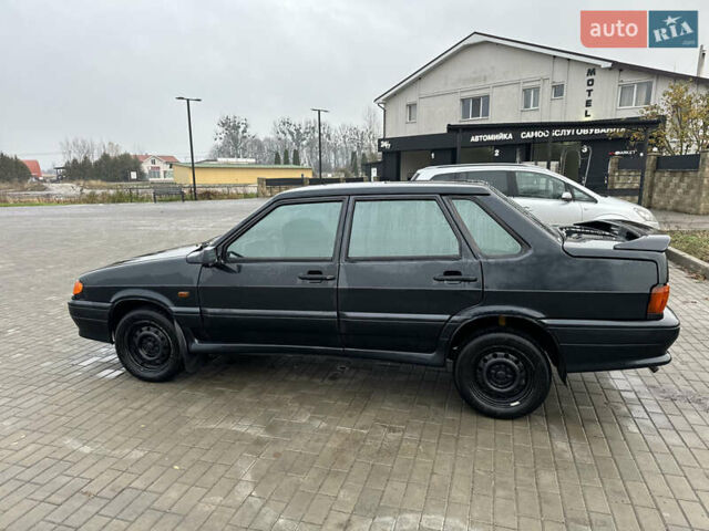 Черный ВАЗ 2115 Самара, объемом двигателя 1.5 л и пробегом 169 тыс. км за 1300 $, фото 7 на Automoto.ua