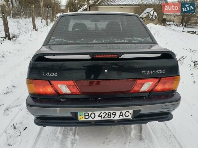 Черный ВАЗ 2115 Самара, объемом двигателя 1.5 л и пробегом 131 тыс. км за 1850 $, фото 17 на Automoto.ua