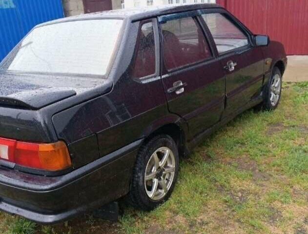 Черный ВАЗ 2115 Самара, объемом двигателя 1.5 л и пробегом 242 тыс. км за 888 $, фото 3 на Automoto.ua
