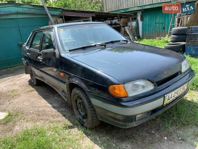 Черный ВАЗ 2115 Самара, объемом двигателя 1.5 л и пробегом 137 тыс. км за 1200 $, фото 1 на Automoto.ua