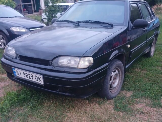 Черный ВАЗ 2115 Самара, объемом двигателя 1.5 л и пробегом 180 тыс. км за 700 $, фото 4 на Automoto.ua