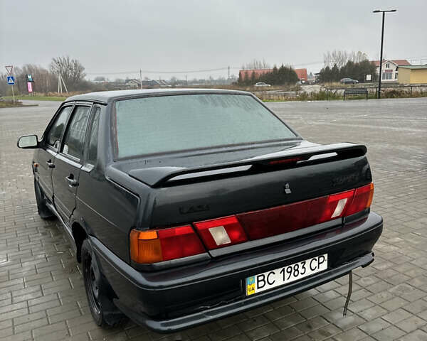 Черный ВАЗ 2115 Самара, объемом двигателя 1.5 л и пробегом 169 тыс. км за 1300 $, фото 8 на Automoto.ua