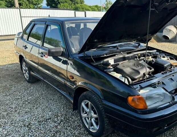 Черный ВАЗ 2115 Самара, объемом двигателя 1.5 л и пробегом 242 тыс. км за 888 $, фото 4 на Automoto.ua