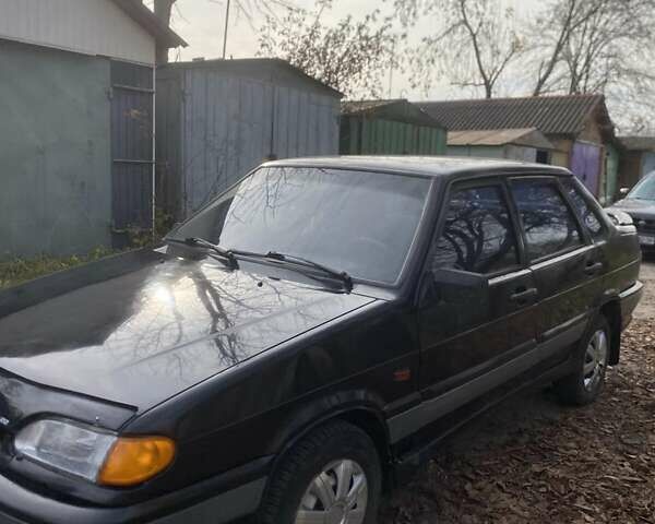 Чорний ВАЗ 2115 Самара, об'ємом двигуна 1.5 л та пробігом 315 тис. км за 1250 $, фото 1 на Automoto.ua