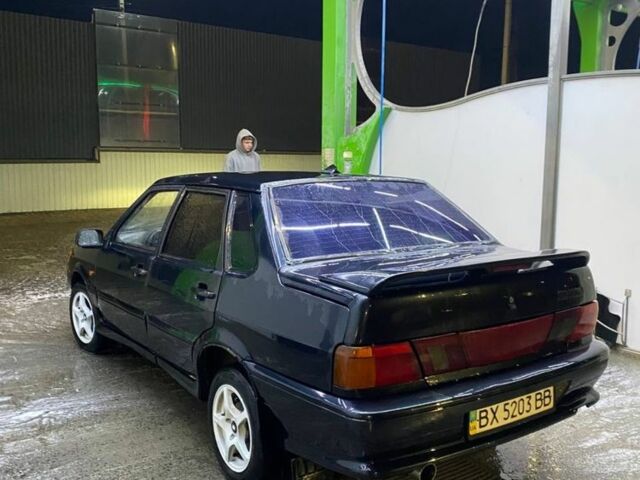 Черный ВАЗ 2115 Самара, объемом двигателя 1.5 л и пробегом 198 тыс. км за 1700 $, фото 2 на Automoto.ua