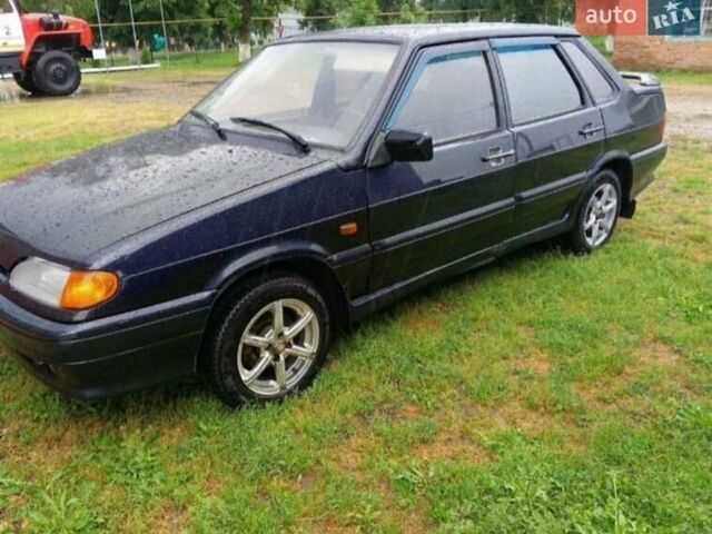 Черный ВАЗ 2115 Самара, объемом двигателя 1.5 л и пробегом 242 тыс. км за 888 $, фото 2 на Automoto.ua