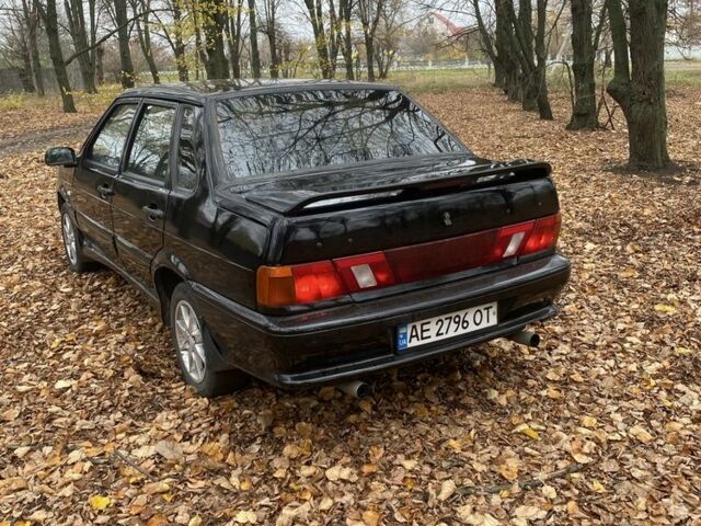 Чорний ВАЗ 2115 Самара, об'ємом двигуна 1.5 л та пробігом 200 тис. км за 2200 $, фото 1 на Automoto.ua