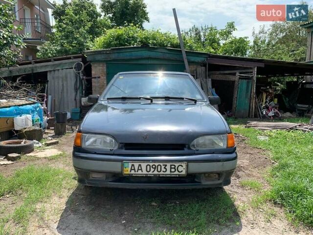 Черный ВАЗ 2115 Самара, объемом двигателя 1.5 л и пробегом 137 тыс. км за 1200 $, фото 4 на Automoto.ua