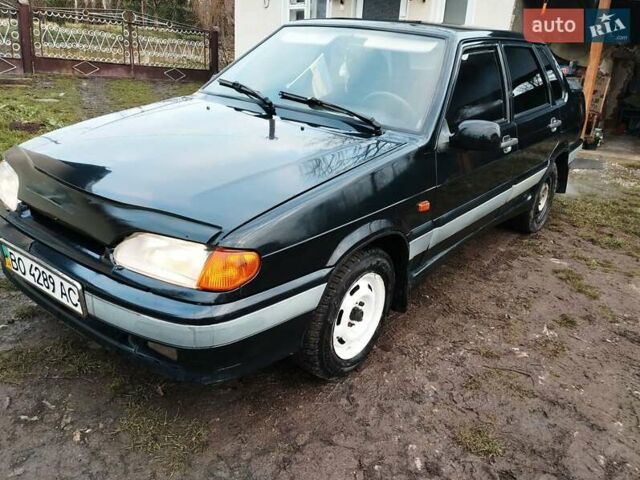 Черный ВАЗ 2115 Самара, объемом двигателя 1.5 л и пробегом 130 тыс. км за 1750 $, фото 7 на Automoto.ua