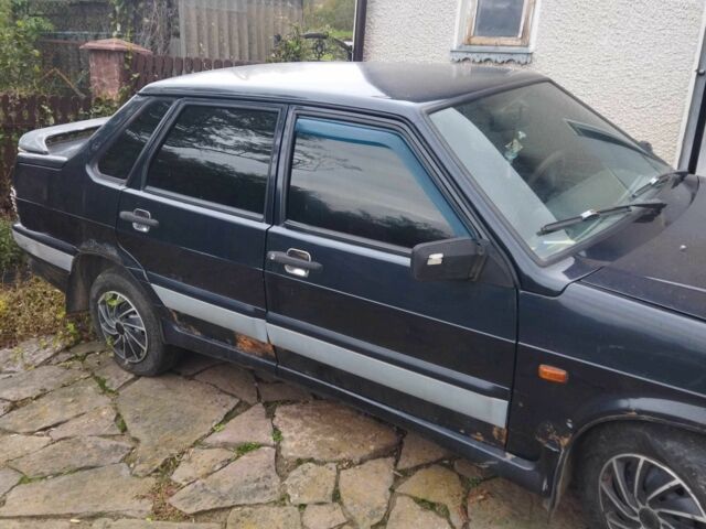 Чорний ВАЗ 2115 Самара, об'ємом двигуна 1.6 л та пробігом 130 тис. км за 715 $, фото 1 на Automoto.ua