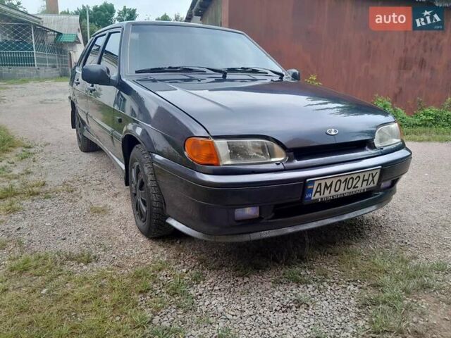 Черный ВАЗ 2115 Самара, объемом двигателя 1.5 л и пробегом 200 тыс. км за 2900 $, фото 7 на Automoto.ua